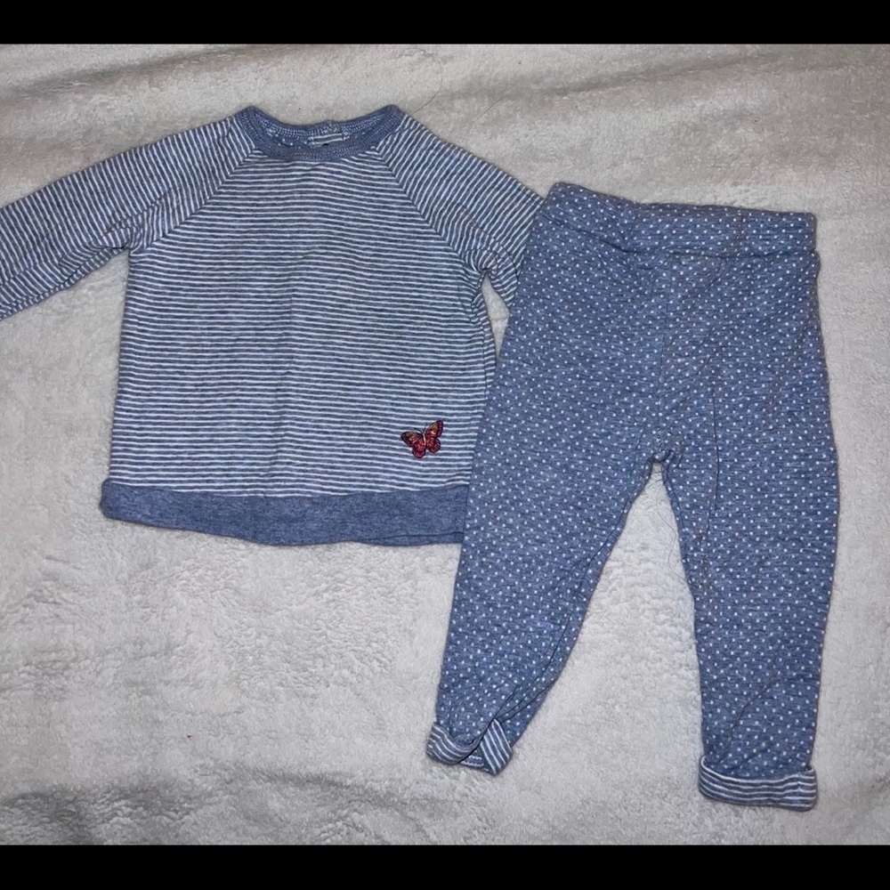NWOT Blue Baby Set Size 9M